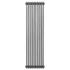Вертикальный радиатор Arttidesign Bari II 10/1800/470/50 серый матовый- Фото 2