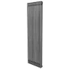 Вертикальный радиатор Arttidesign Bari II 10/1800/470/50 серый матовый- Фото 1
