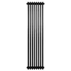 Вертикальный радиатор Arttidesign Bari II 8/1500/380/50 черный матовый- Фото 2