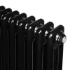 Вертикальный радиатор Arttidesign Bari III 10/1800/470/50 черный матовый- Фото 3