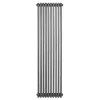 Вертикальный радиатор Arttidesign Bari III 10/1800/470/50 серый матовый- Фото 2