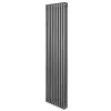 Вертикальный радиатор Arttidesign Bari III 10/1800/470/50 серый матовый- Фото 1