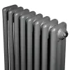 Вертикальный радиатор Arttidesign Bari III 8/1800/380/50 серый матовый- Фото 3