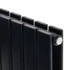 Вертикальный радиатор Arttidesign Livorno II 6/1200/408/50 черный матовый- Фото 3