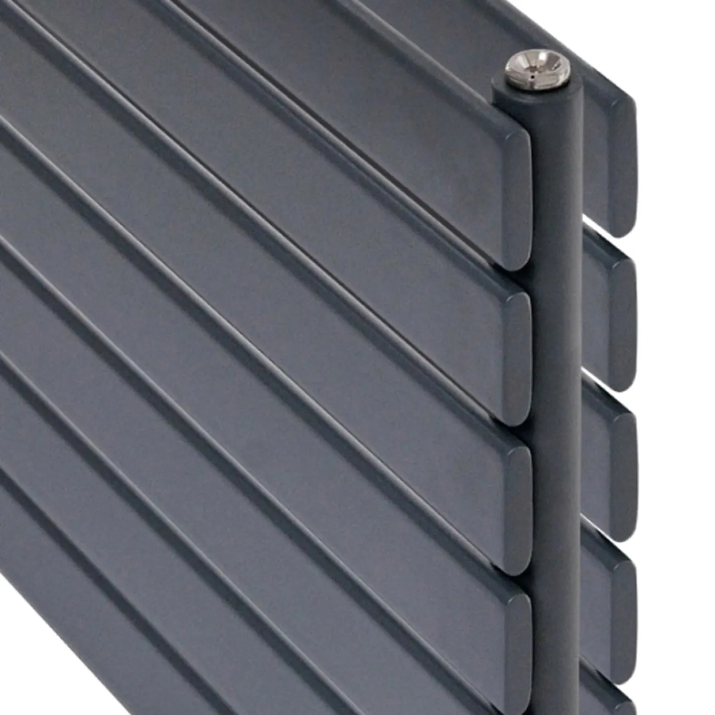 Горизонтальный радиатор отопления Arttidesign Livorno ІІ G 7/476/1800 серый - Фото 2