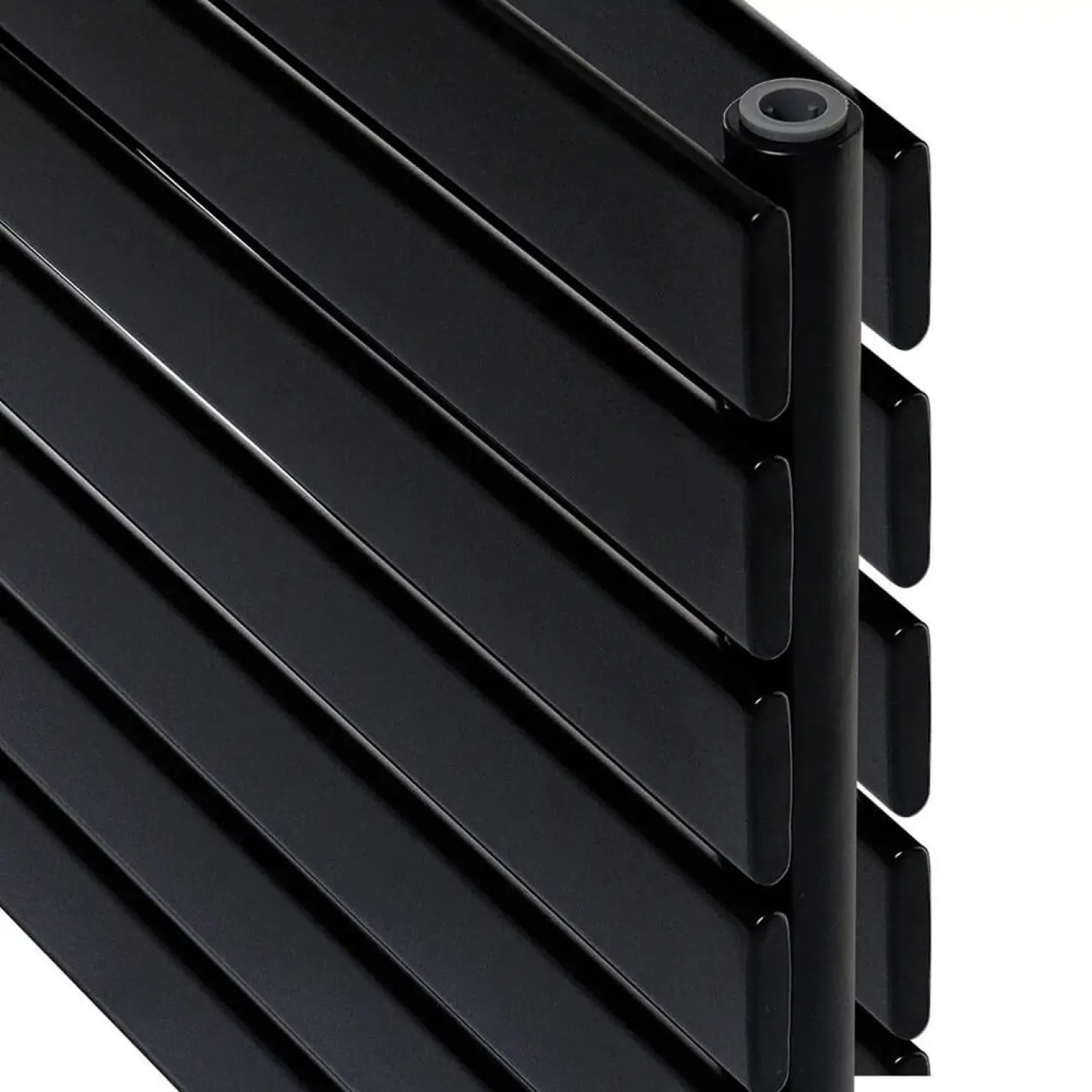 Горизонтальный радиатор Arttidesign Livorno II G 7/476/1400/50 черный матовый - Фото 1
