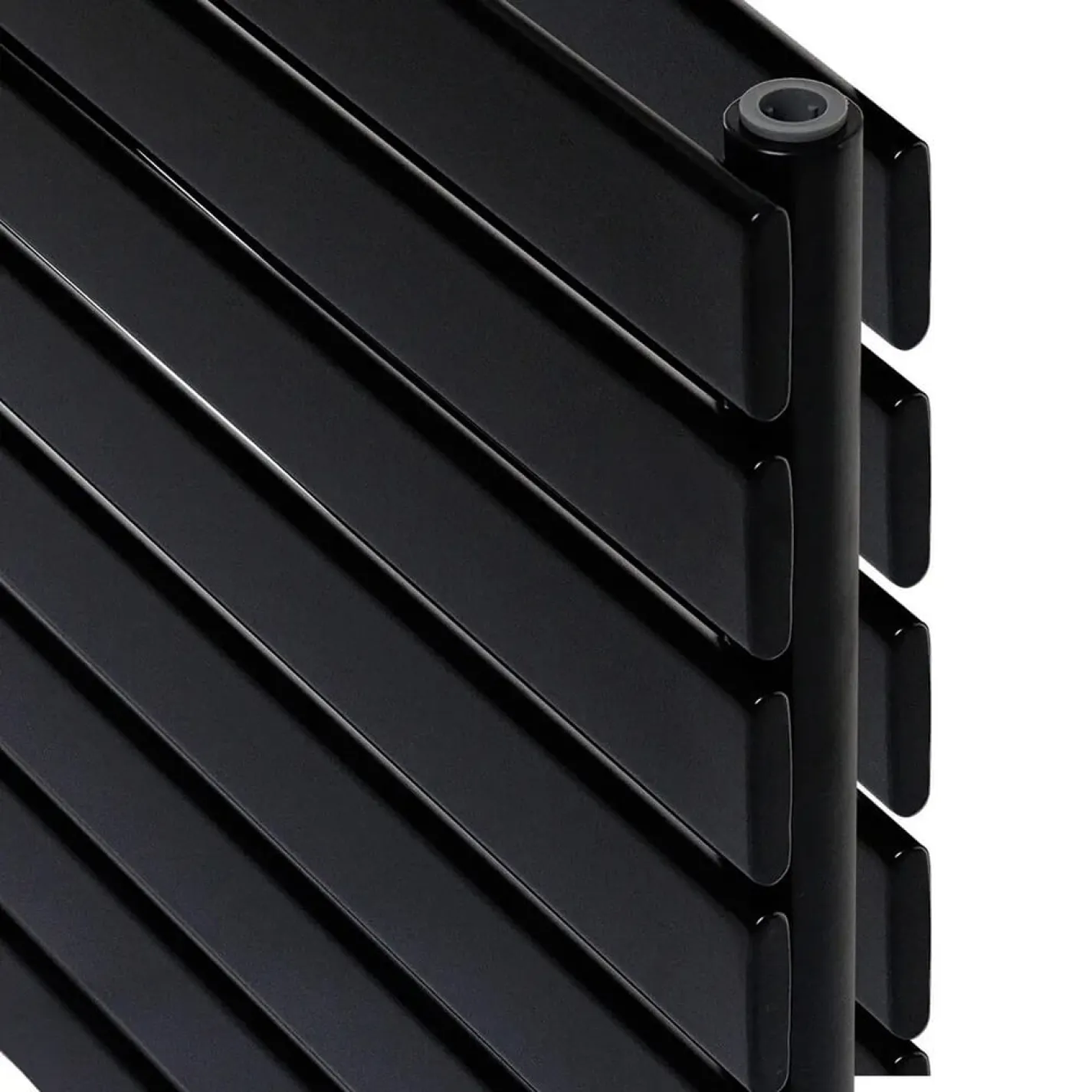 Горизонтальный радиатор Arttidesign Livorno II G 8/544/1000 черный матовый - Фото 1