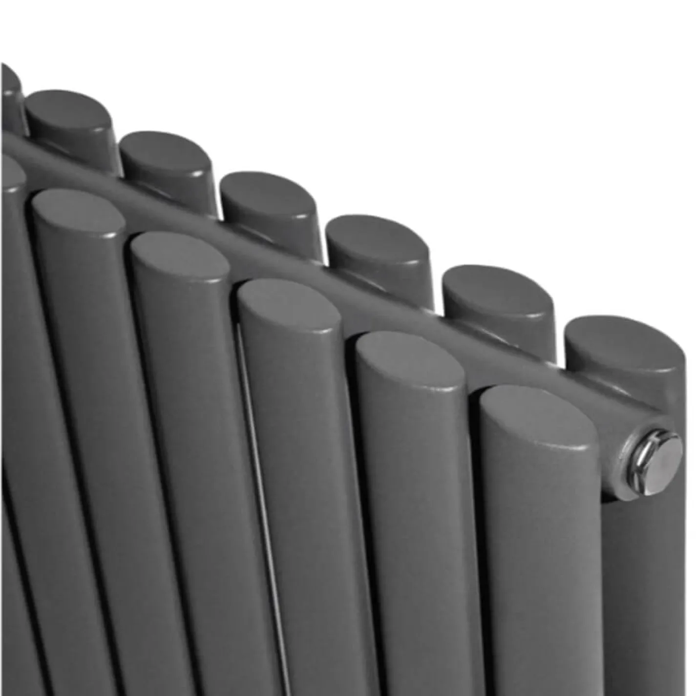 Трубчатый радиатор Arttidesign Rimini II G 10/550/590/50 серый горизонтальный - Фото 2