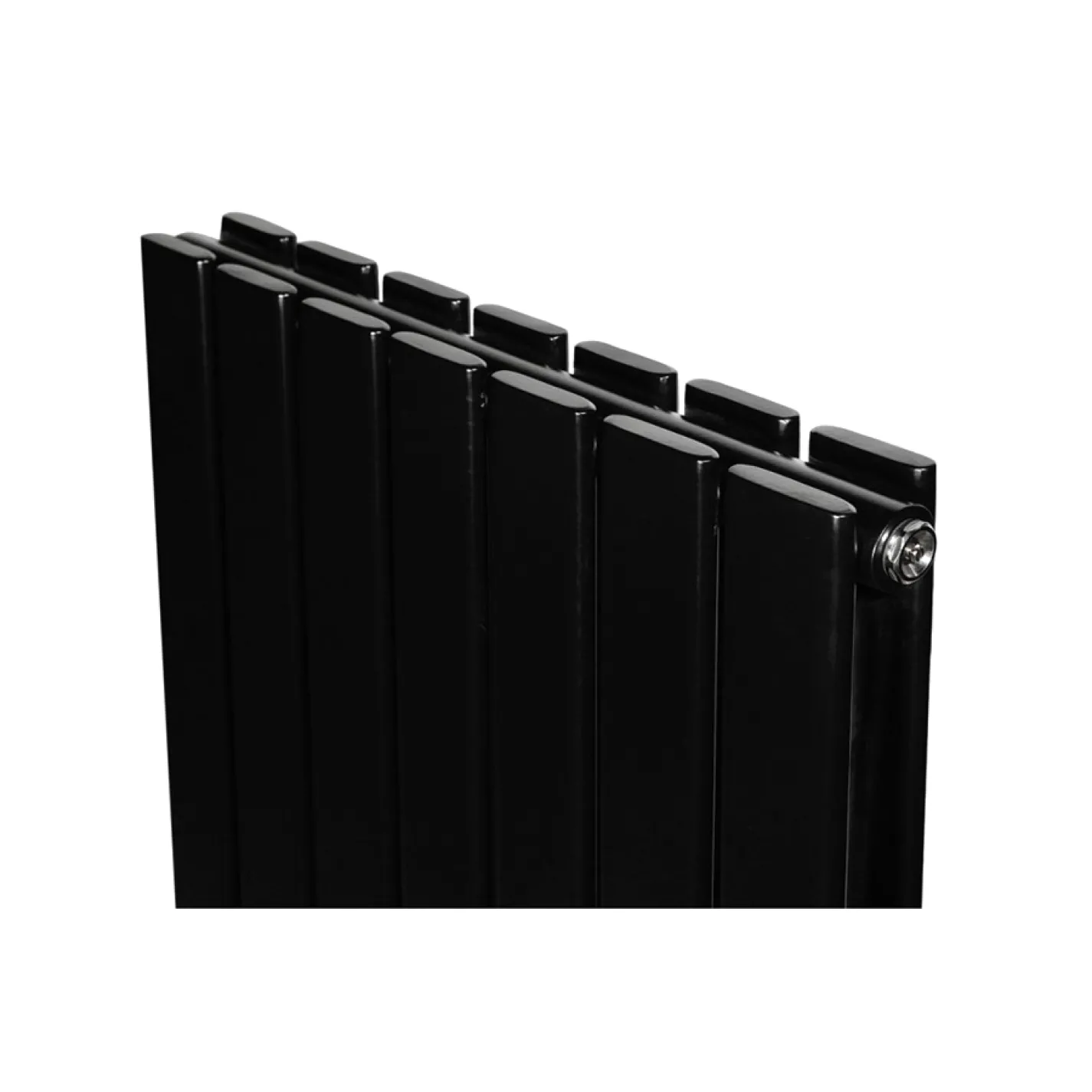 Трубчатый вертикальный радиатор отопления Arttidesign Livorno II 8/800/544 черный - Фото 1