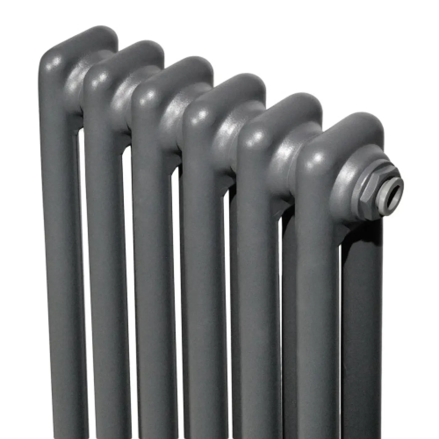 Трубчастый радиатор Arttidesign Bari II 6/1800/290 вертикальный серый - Фото 2