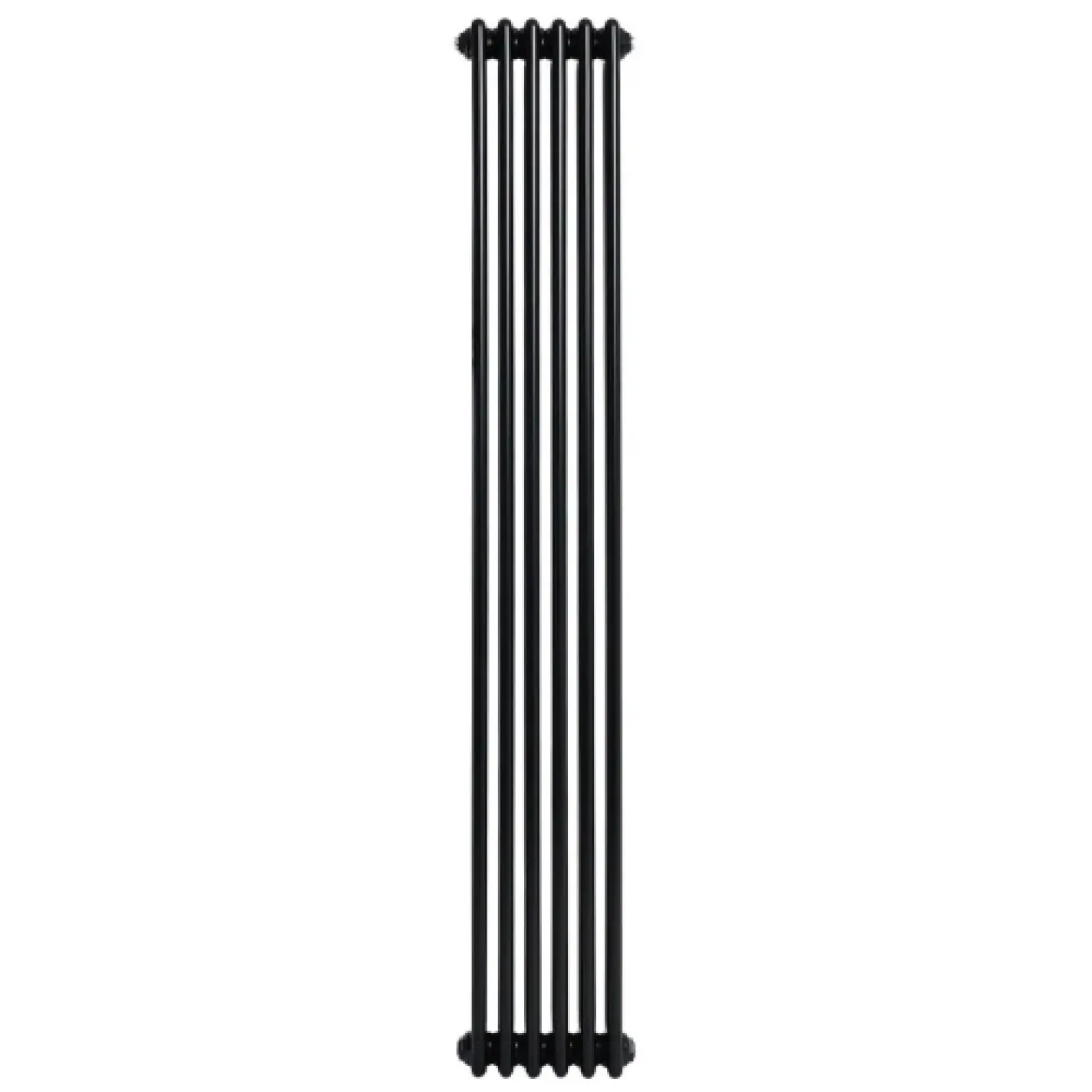 Трубчастий радіатор Arttidesign Bari II 6/1800/290/50 вертикальний чорний - Фото 1