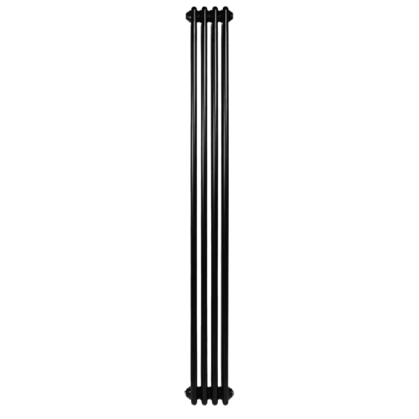 Трубчастий радіатор Arttidesign Bari III 4/1800/200 вертикальний чорний - Фото 1