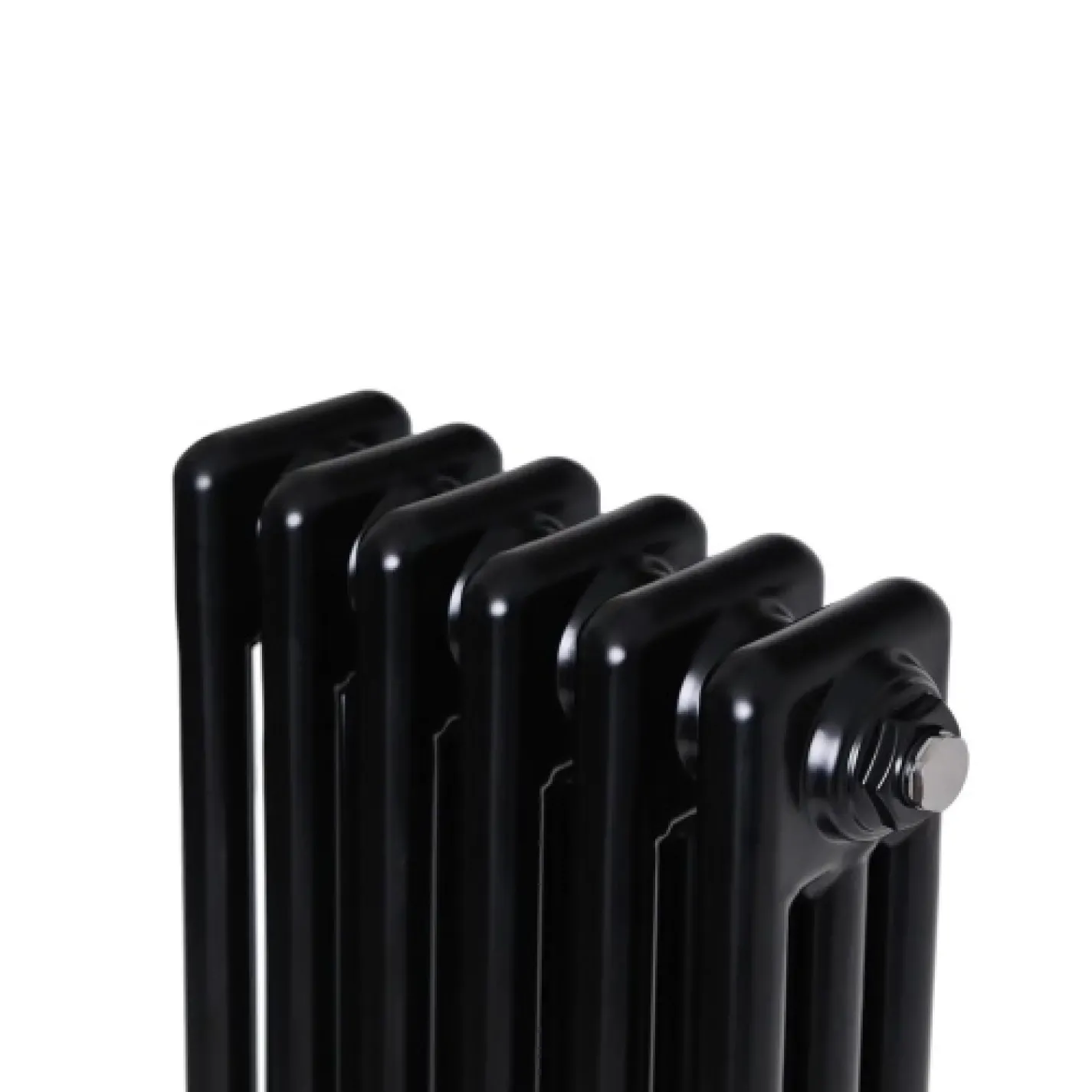 Трубчастый радиатор Arttidesign Bari III 6/1800/290 вертикальный черный - Фото 2