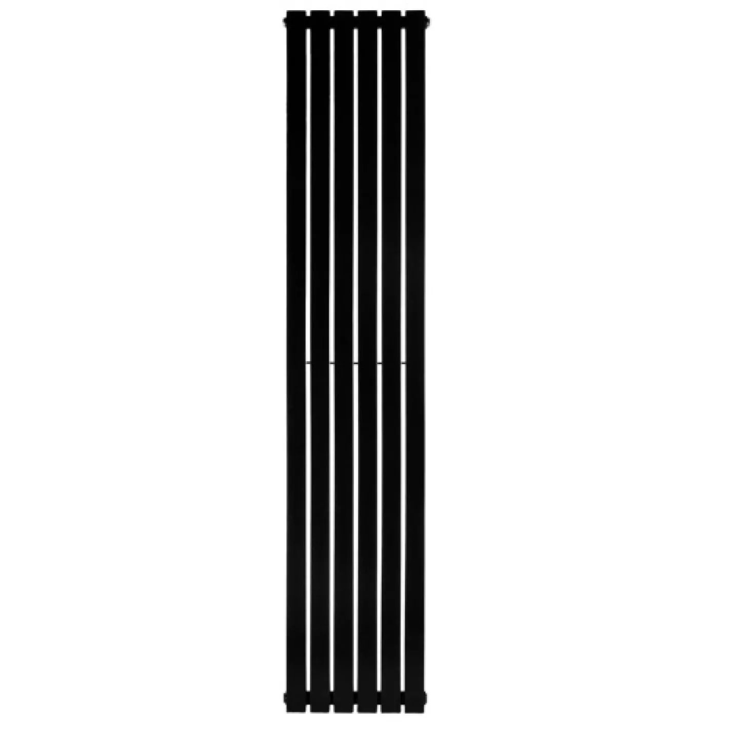 Трубчастий радіатор Arttidesign Terni 6/1500/354 вертикальний чорний - Фото 1