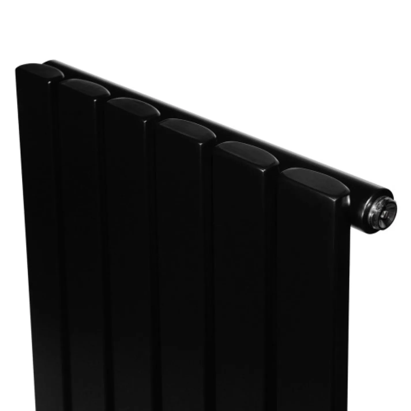 Трубчастый радиатор Arttidesign Terni 6/1500/354 вертикальный черный - Фото 2