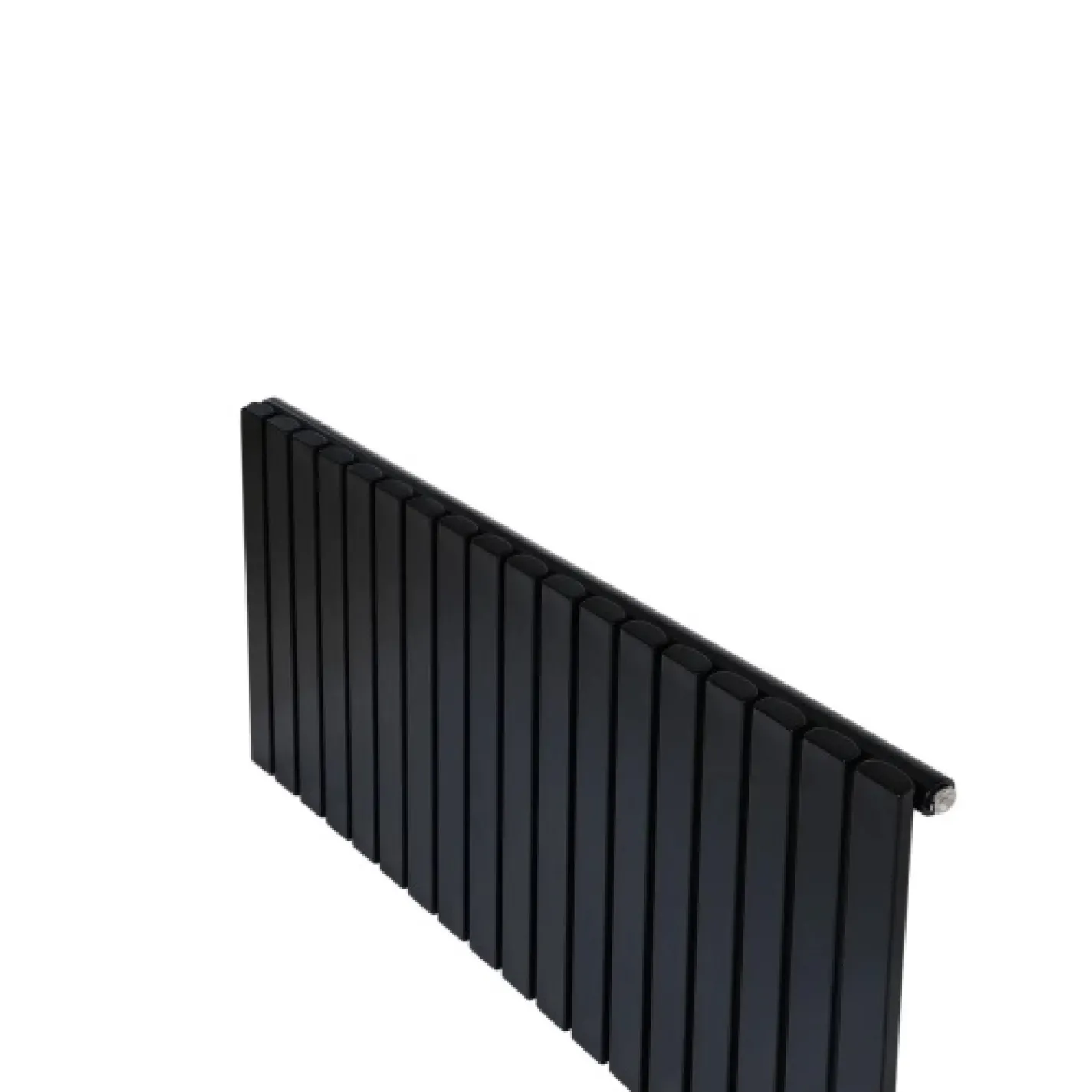 Трубчастый радиатор Arttidesign Terni G 18/600/1062 горизонтальный черный - Фото 2