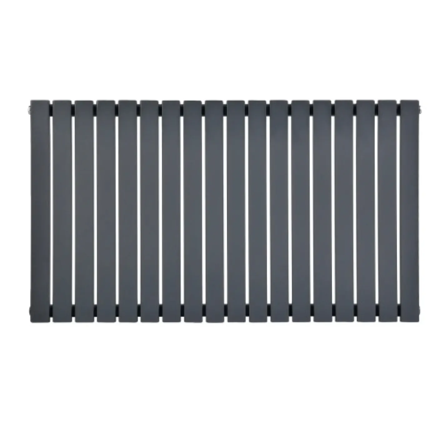 Трубчастый радиатор Arttidesign Terni G 18/600/1062 горизонтальный серый - Фото 1