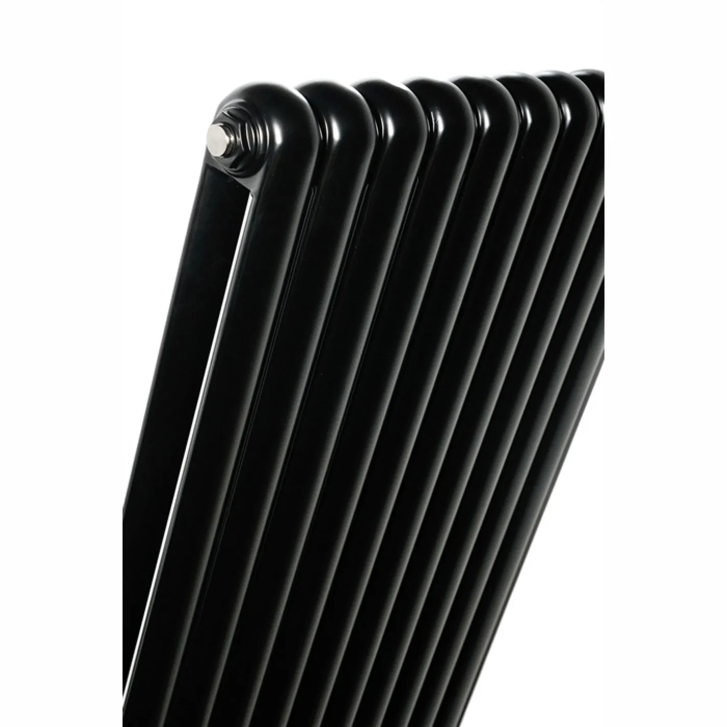 Трубчастий радіатор Arttidesign Verona 10/1200/600 вертикальний чорний матовий - Фото 1