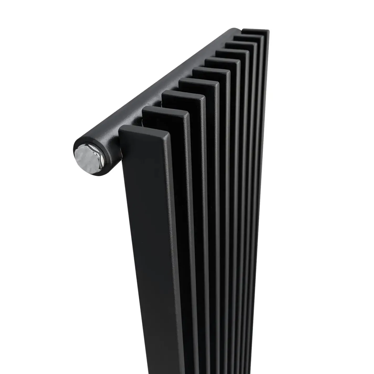 Трубчастый радиатор Arttidesign Pesaro 10/1800/360/50 вертикальный черный матовый (PE.10.180.36.5.B) - Фото 1
