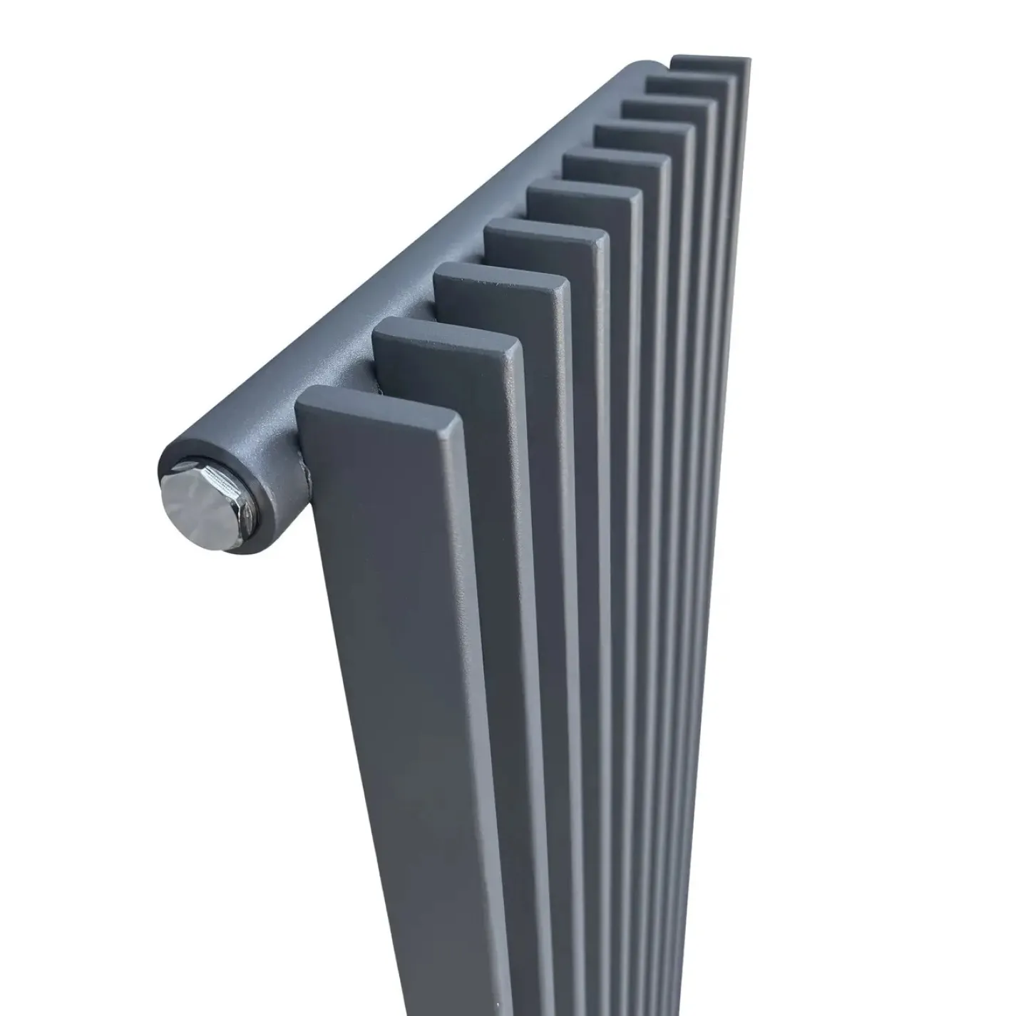 Трубчастый радиатор Arttidesign Pesaro 10/1800/360/50 вертикальный серый матовый (PE.10.180.36.5.G) - Фото 1