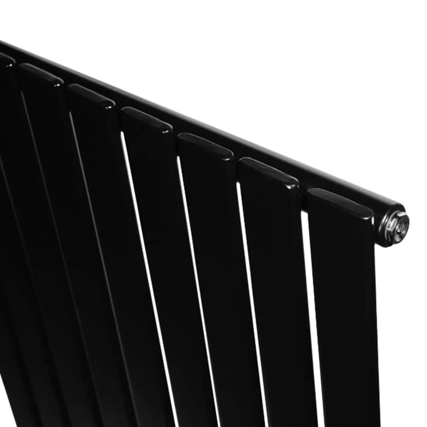 Вертикальный радиатор отопления Arttidesign Livorno 9/1800/612 черный - Фото 2