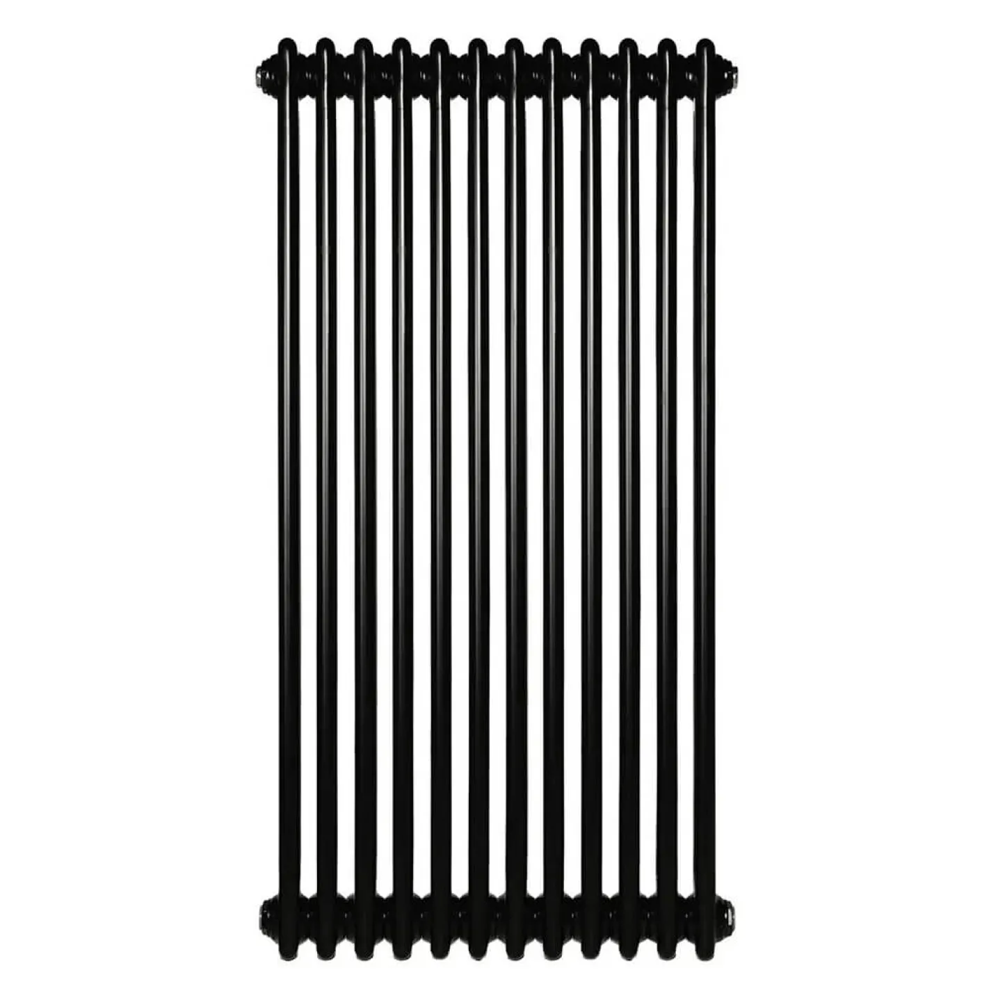 Вертикальный радиатор Arttidesign Bari II 12/1200/560/50 черный матовый - Фото 1