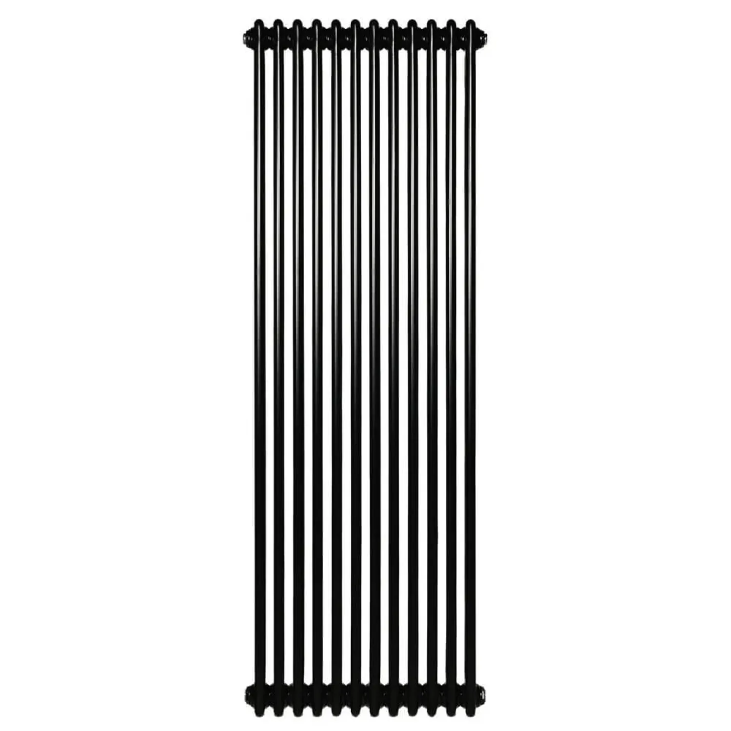 Вертикальный радиатор Arttidesign Bari II 12/1500/560/50 черный матовый - Фото 1