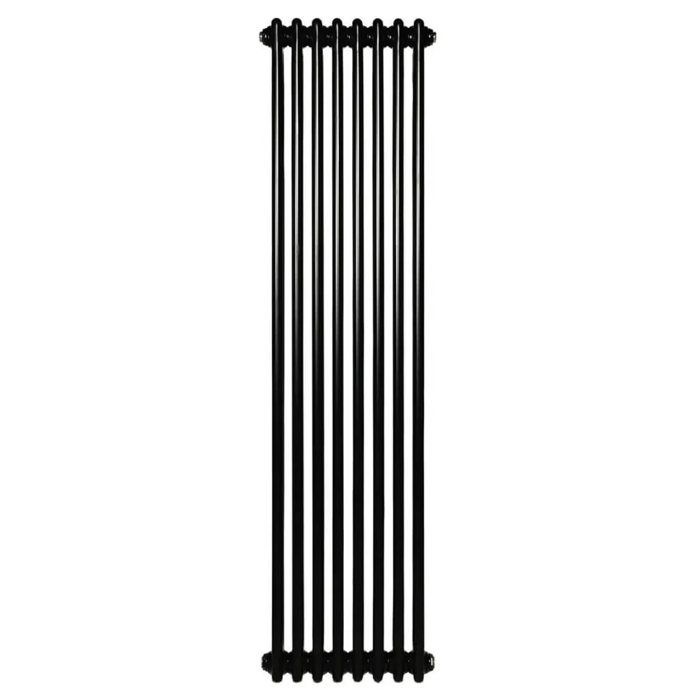Вертикальний радіатор Arttidesign Bari II 8/1500/380/50 чорний матовий - Фото 1