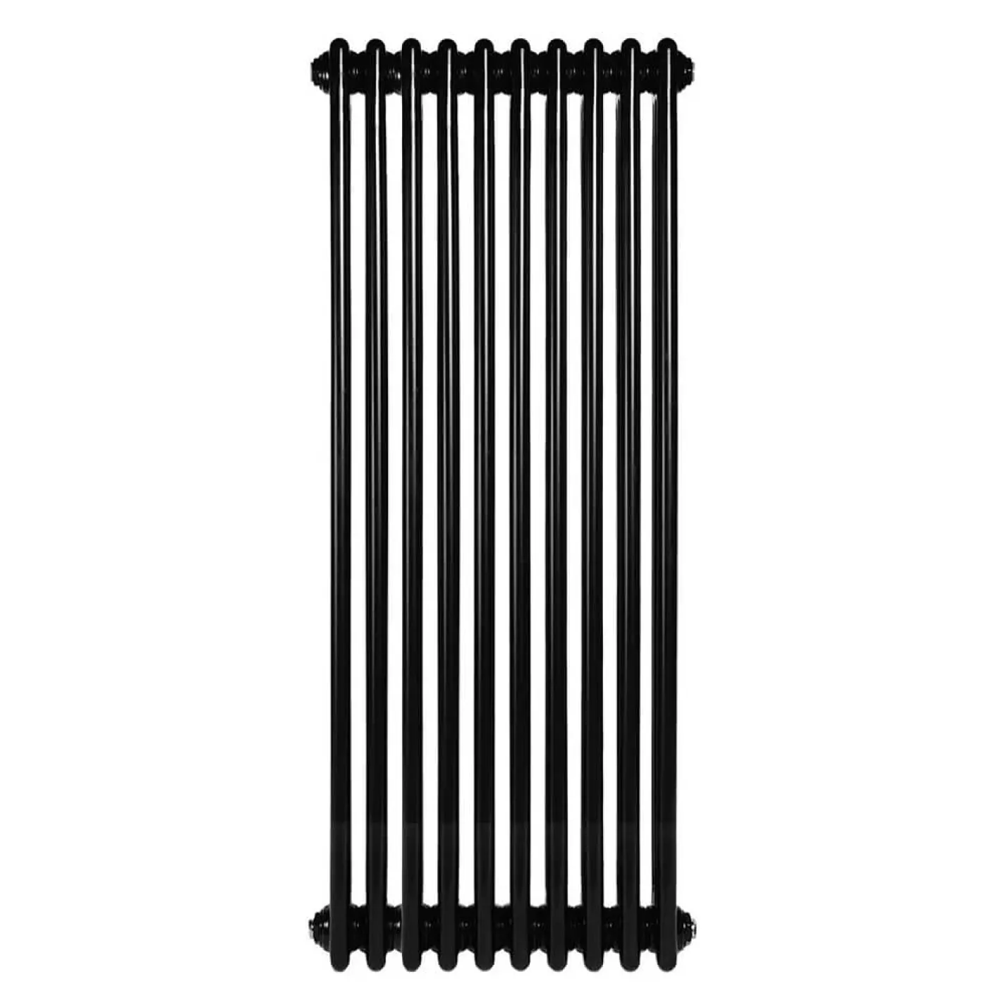Вертикальный радиатор Arttidesign Bari III 10/1200/470/50 черный матовый - Фото 1