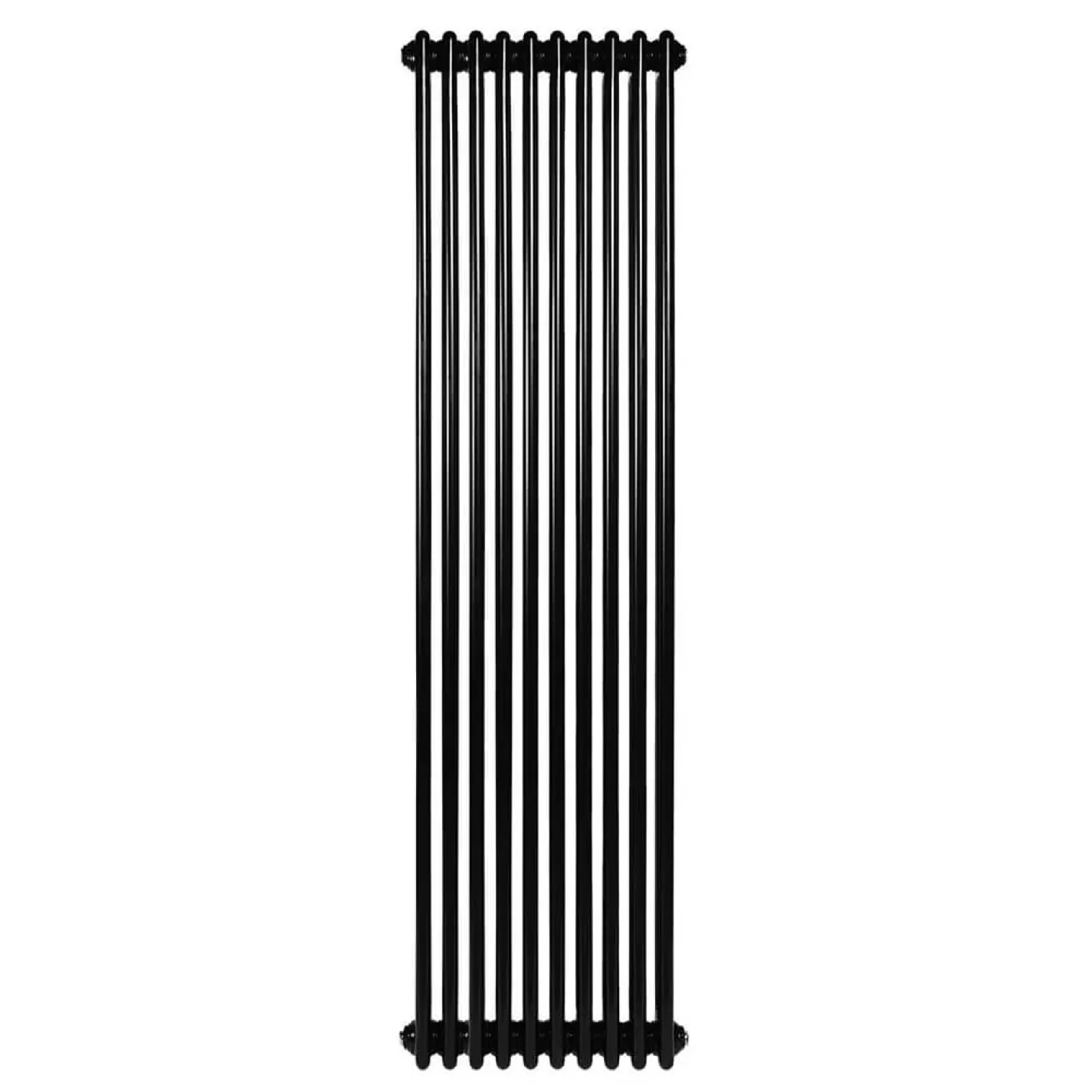 Вертикальный радиатор Arttidesign Bari III 10/1500/470/50 черный матовый - Фото 1