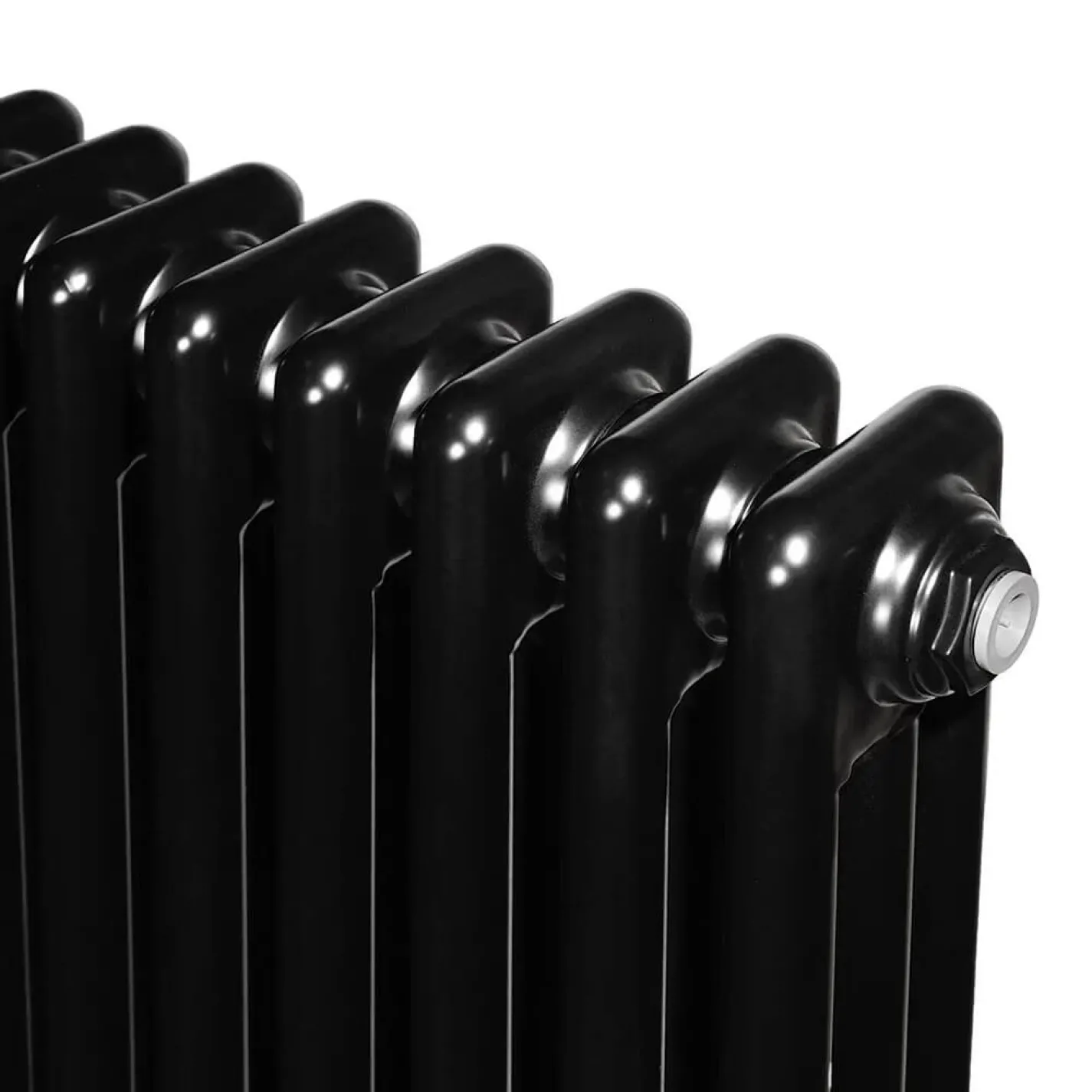Вертикальный радиатор Arttidesign Bari III 10/1500/470/50 черный матовый - Фото 2