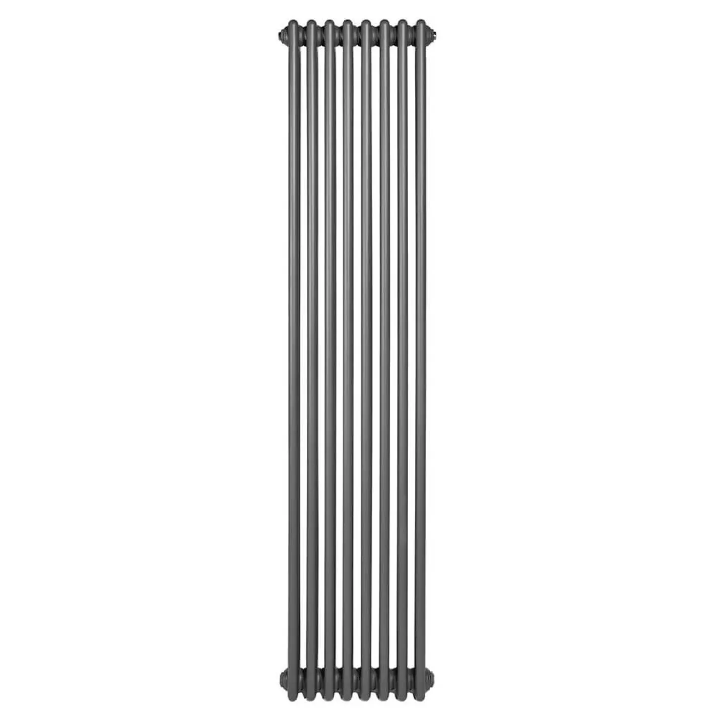 Вертикальный радиатор Arttidesign Bari III 8/1800/380/50 серый матовый - Фото 1