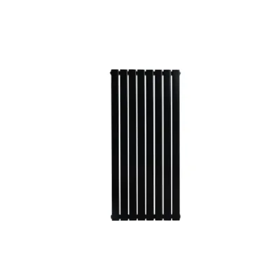 Трубчастий вертикальний радіатор опалення Arttidesign Livorno ІІ 8/800/544 чорний 