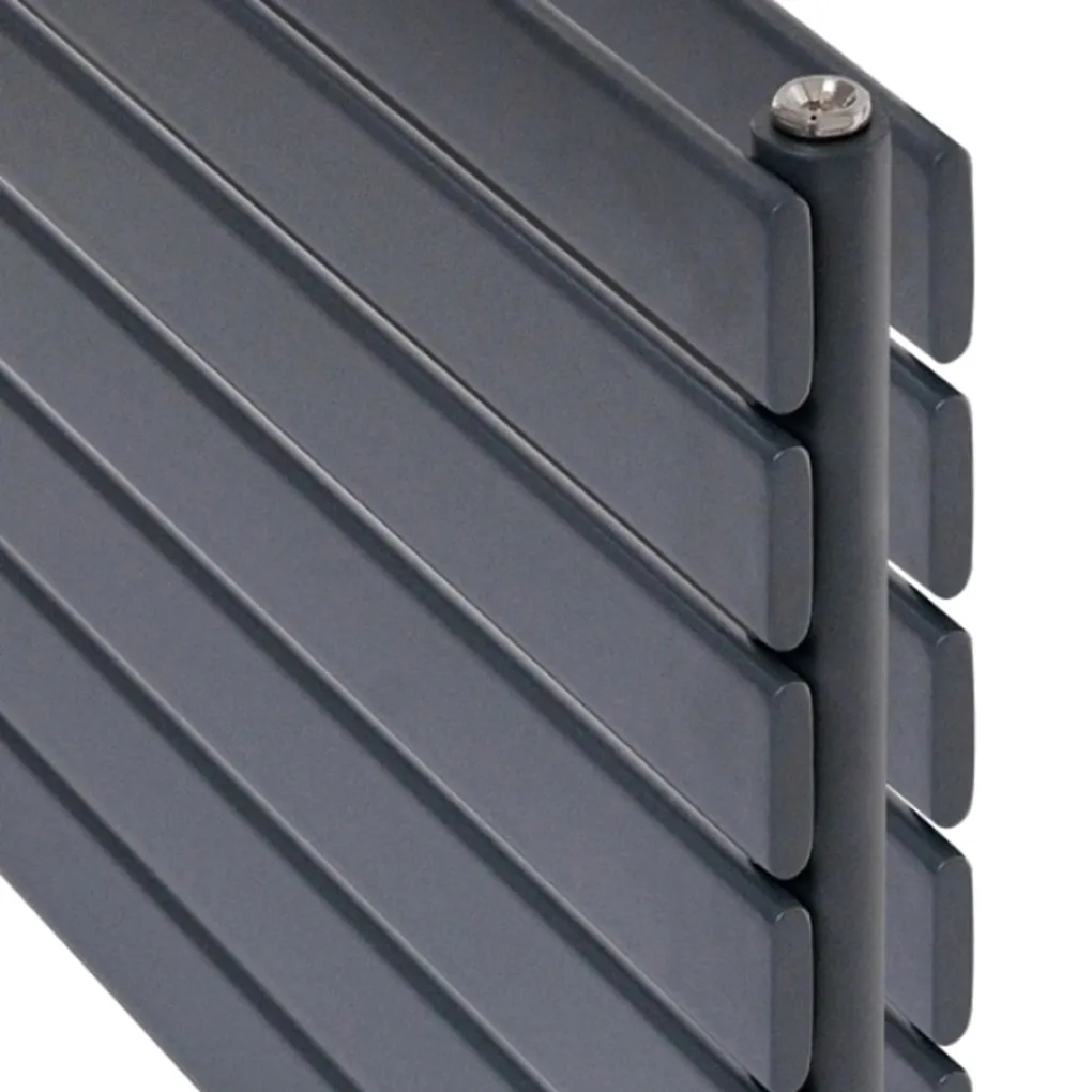 Горизонтальный радиатор отопления Arttidesign Livorno ІІ G 7/476/1800 серый- Фото 3