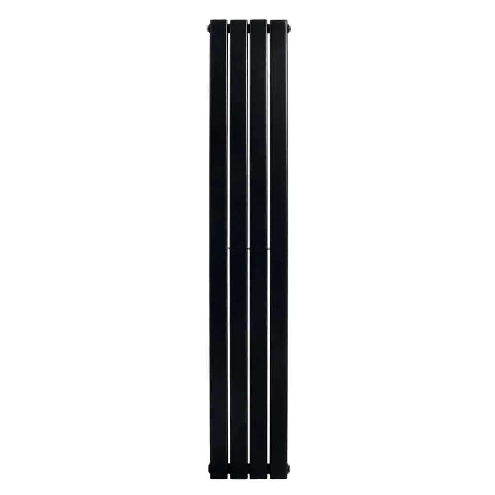 Трубчатый вертикальный радиатор Arttidesign Livorno II 4x1400x272 черный матовый- Фото 2