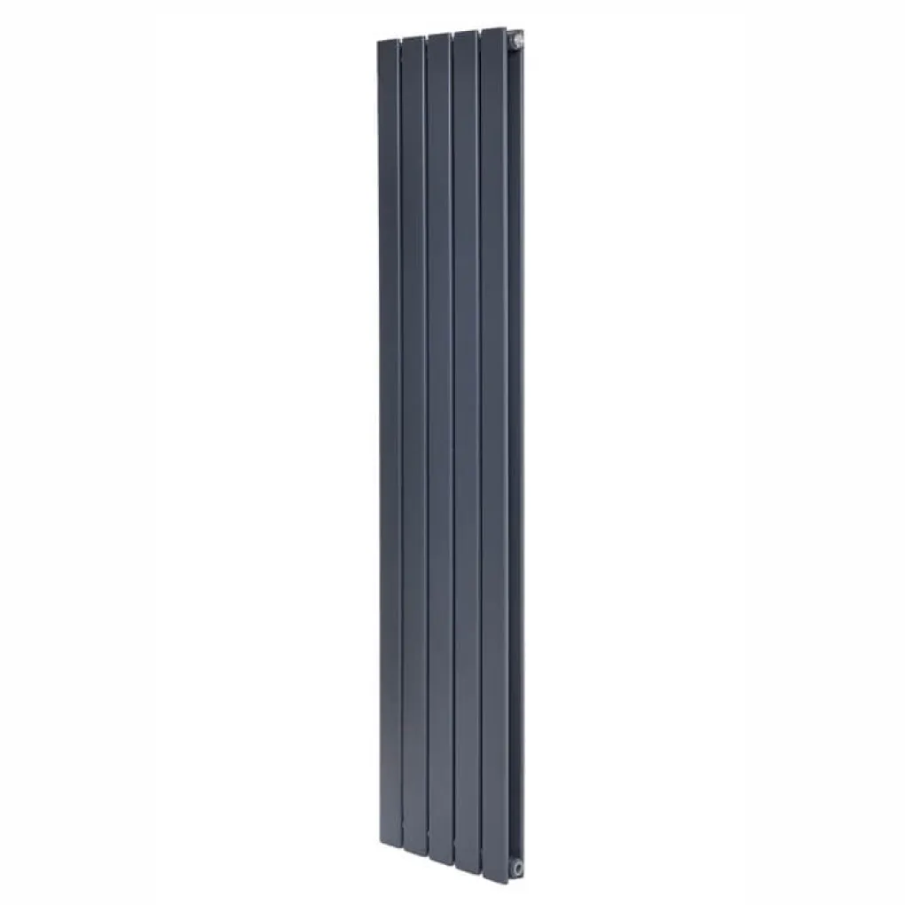Трубчатый вертикальный радиатор Arttidesign Livorno II 5x1600x340 серый матовый- Фото 1