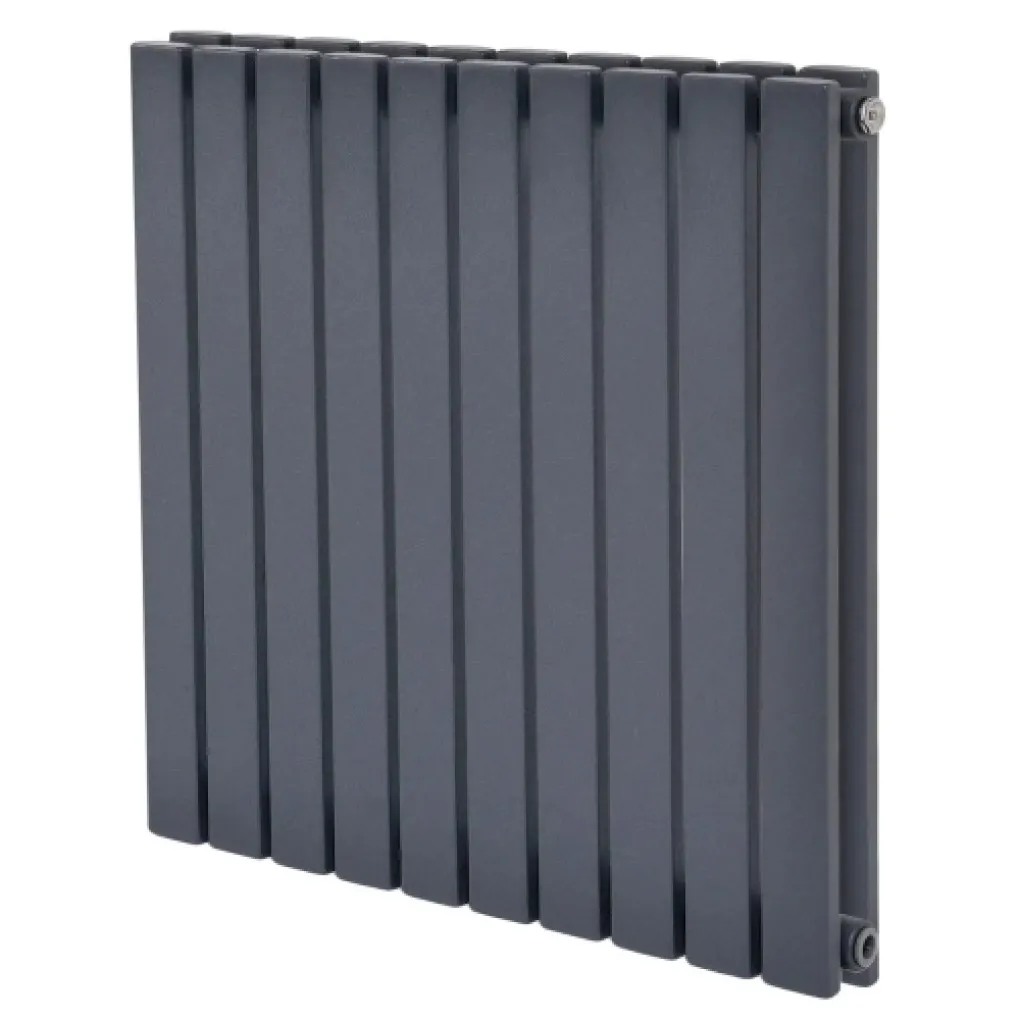 Трубчастый радиатор Arttidesign Terni II G 10/590/600 горизонтальный серый- Фото 1