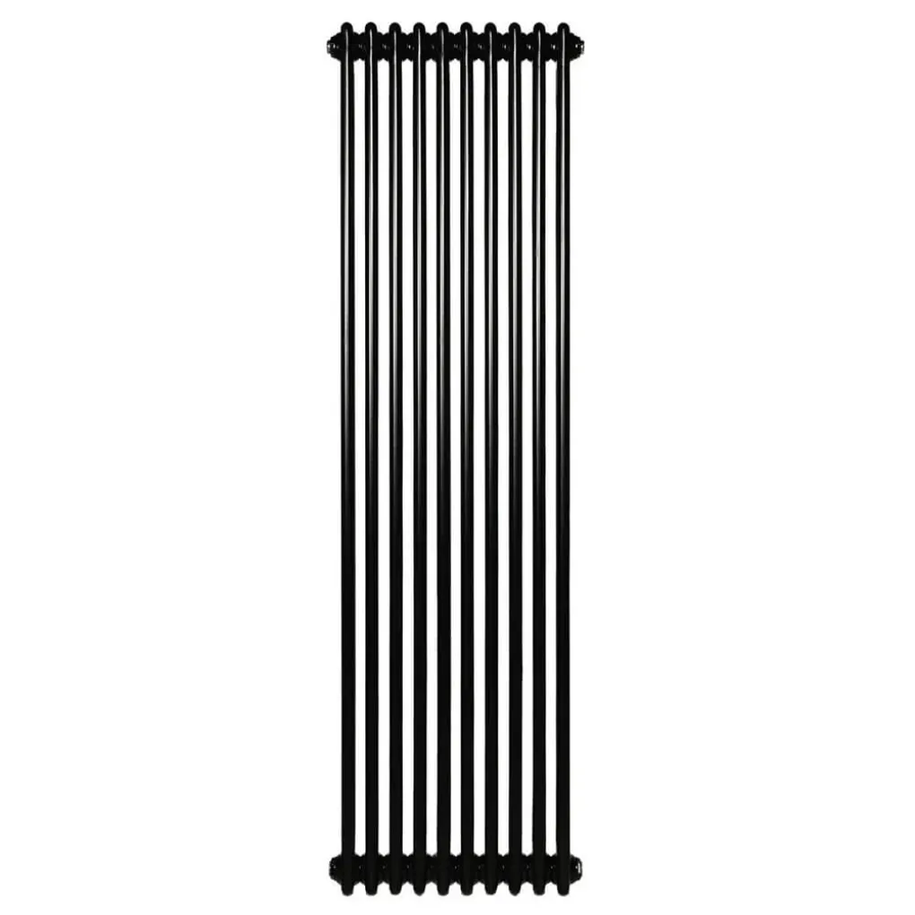 Вертикальный радиатор Arttidesign Bari II 10/1500/470/50 черный матовый- Фото 2