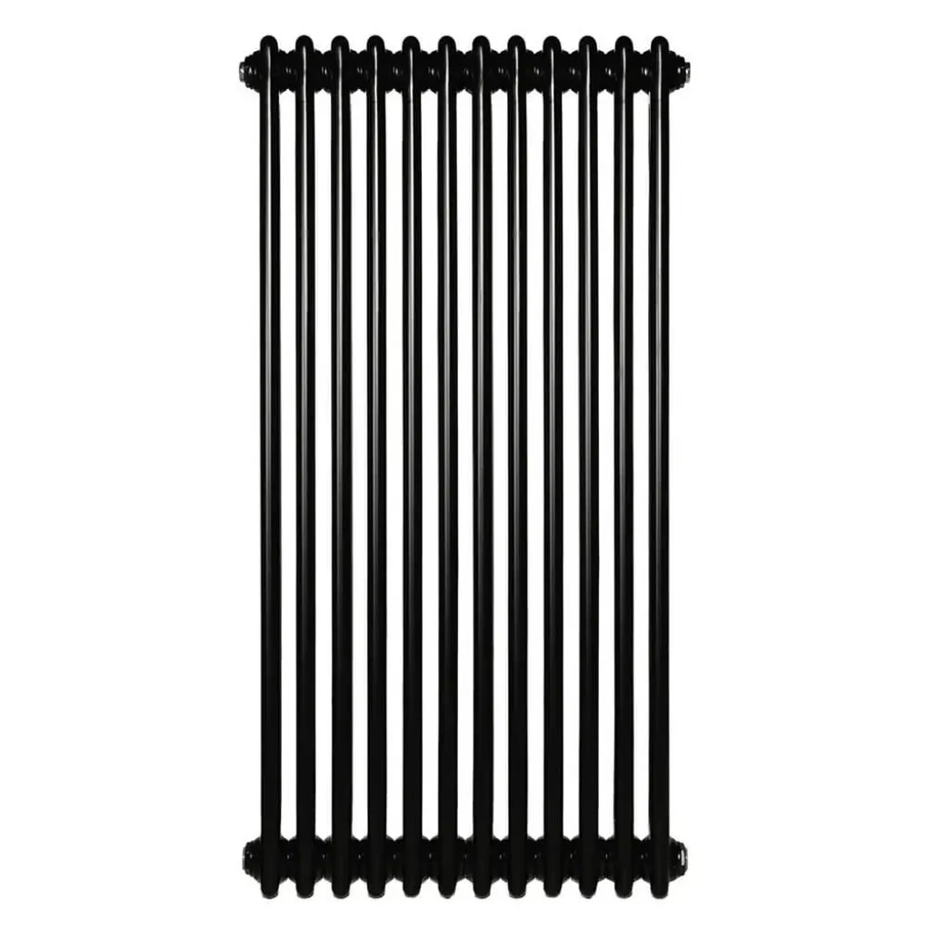 Вертикальный радиатор Arttidesign Bari II 12/1200/560/50 черный матовый- Фото 2