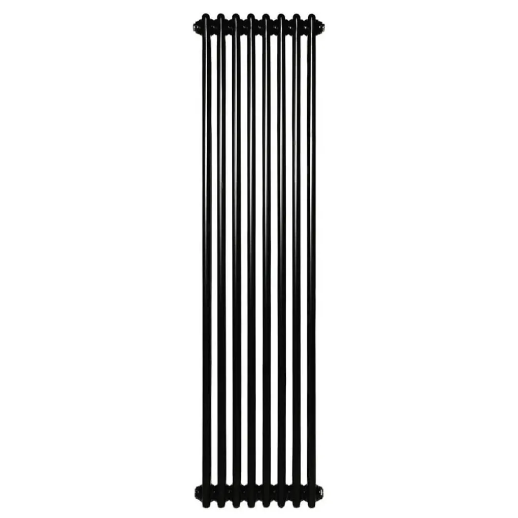 Вертикальный радиатор Arttidesign Bari II 8/1500/380/50 черный матовый- Фото 2