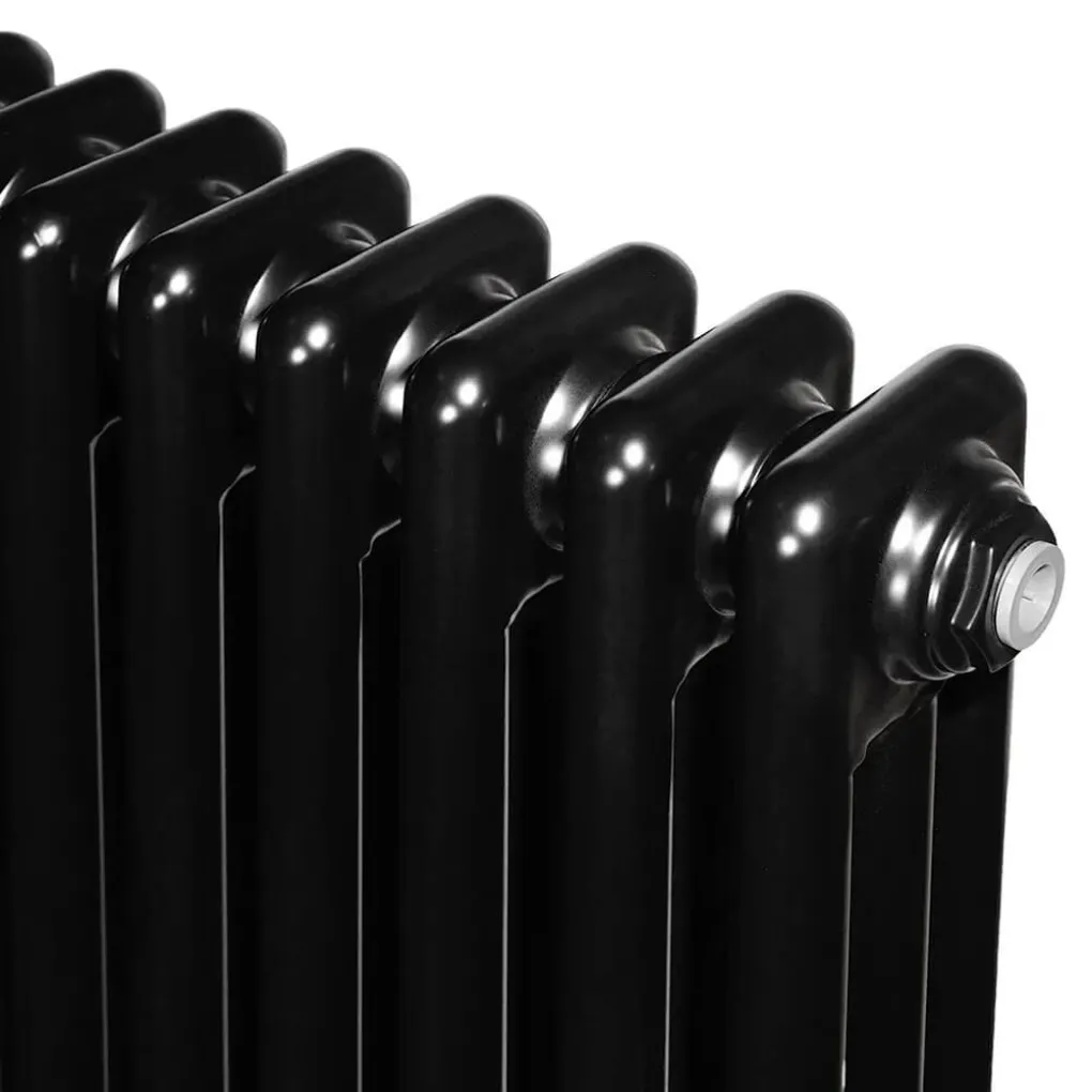 Вертикальный радиатор Arttidesign Bari III 10/1200/470/50 черный матовый- Фото 3