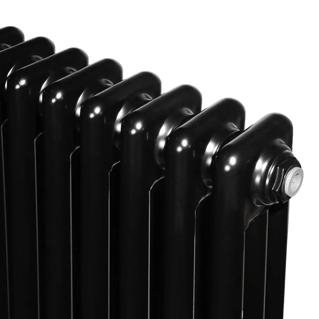 Вертикальный радиатор Arttidesign Bari III 10/1500/470/50 черный матовый- Фото 3