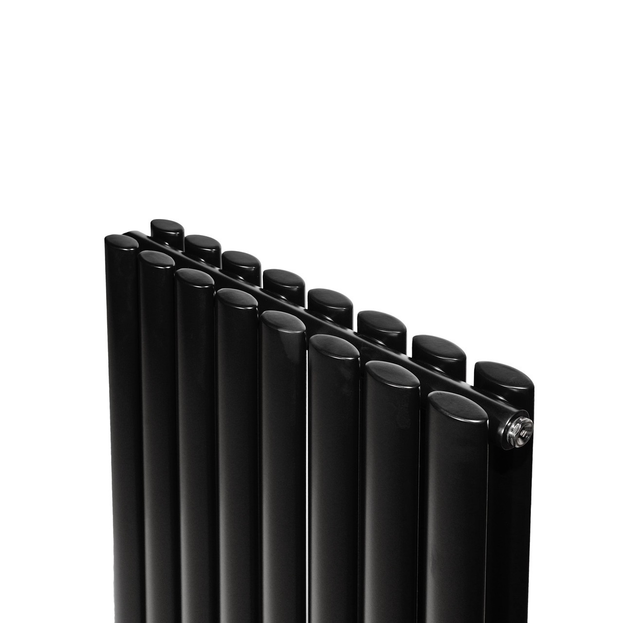Трубчастый радиатор Arttidesign Rimini 8/1500/472/50 вертикальный черный матовый - Фото 2