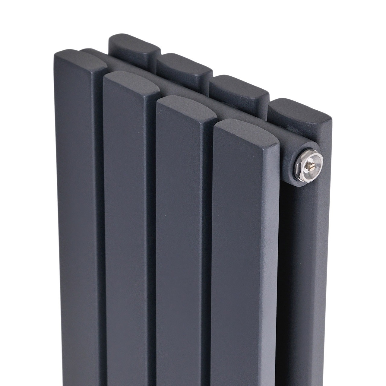 Трубчастый радиатор Arttidesign Terni II 4/1800/236/50 вертикальный серый матовий (TR II.4.180.23.5.G) серый- Фото 3