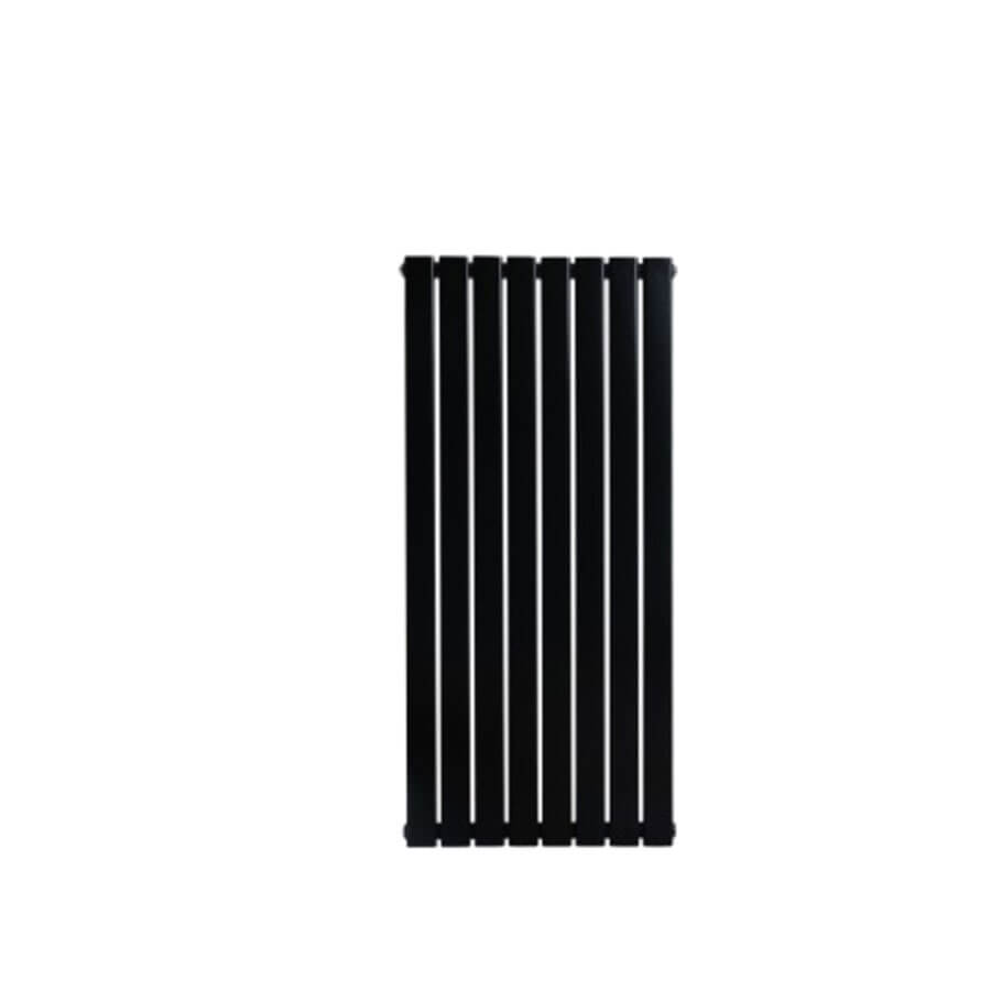 Вертикальний дизайнерський радіатор опалення ARTTIDESIGN Livorno ІІ 8/600/544 чорний (LV II.8.600.60.B)