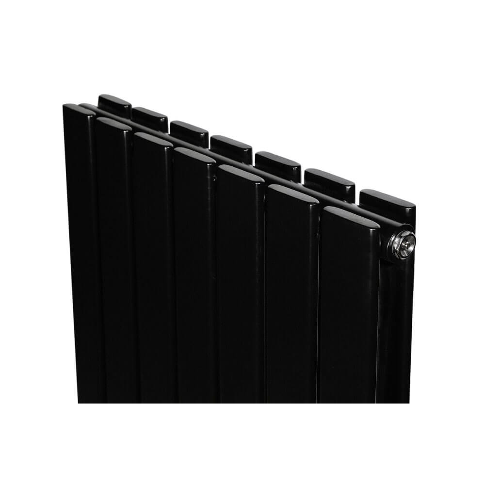 Вертикальный дизайнерский радиатор отопления ARTTIDESIGN Livorno ІІ 600/544/97 черный (LV II.8.600.60.B)- Фото 2