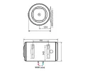 Бойлер электрический Atlantic HM 100 D400-1-M горизонтальный (863051)- Фото 3