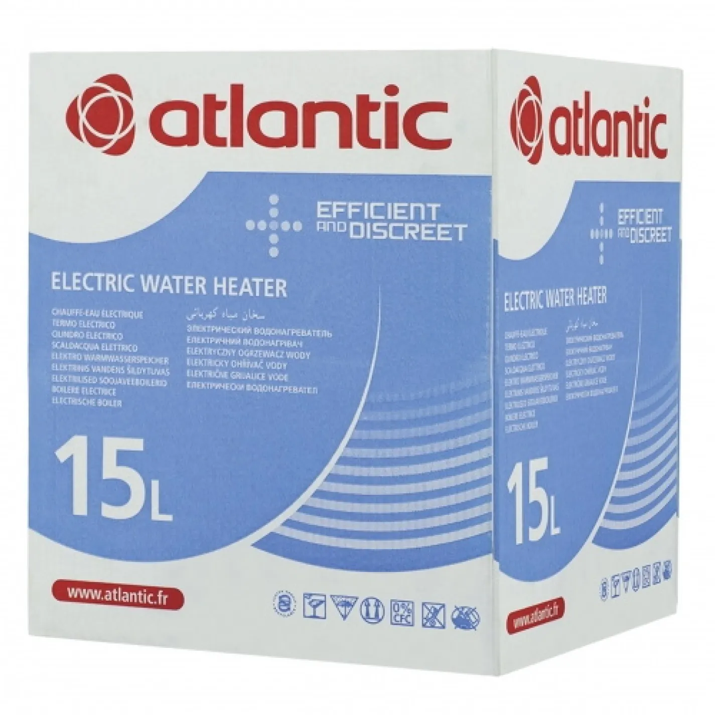 Бойлер електричний Atlantic O'pro Compact PC 15 SB (2000W) - Фото 3