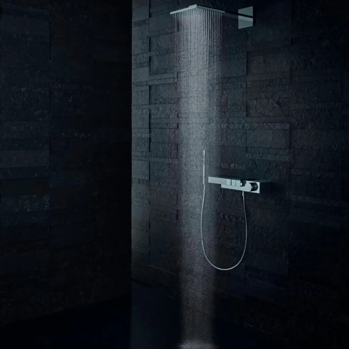 Верхній душ Axor ShowerSolutions 240х240 2jet з тримачем (35310000) - Фото 1