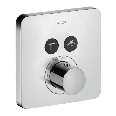 Термостат для душу Axor CITTERIO Shower Select на 2 режими, хром